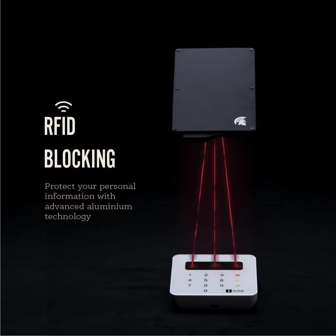 POWR Πορτοφόλι Καρτών με RFID και Μηχανισμό Slide Μαύρο - Image 2