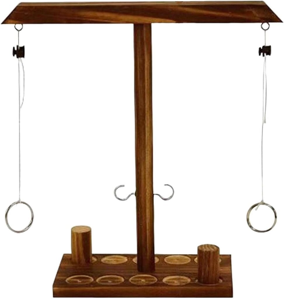 Επιτραπέζιο παιχνίδι Ring Toss για 2 παίκτες, 6+ ετών. Διασκέδαση και δεξιοτεχνία για όλη την οικογένεια. Εύκολο στη χρήση και ασφαλές για παιδιά.