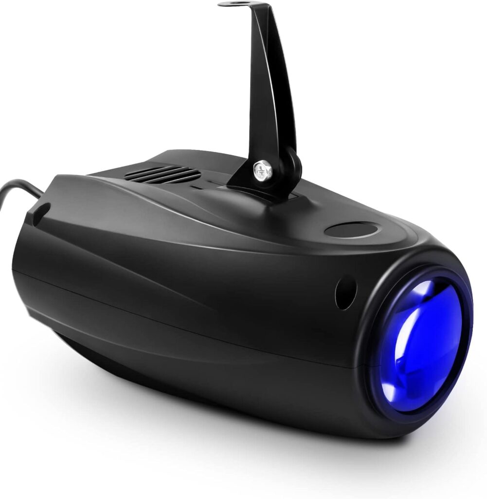 Φωτορυθμικός προβολέας σκηνής με 64 LED RGBW, strobe εφέ και αυτόματη λειτουργία. Ιδανικός για πάρτι, εκδηλώσεις, γάμους, κλαμπ και DJ.