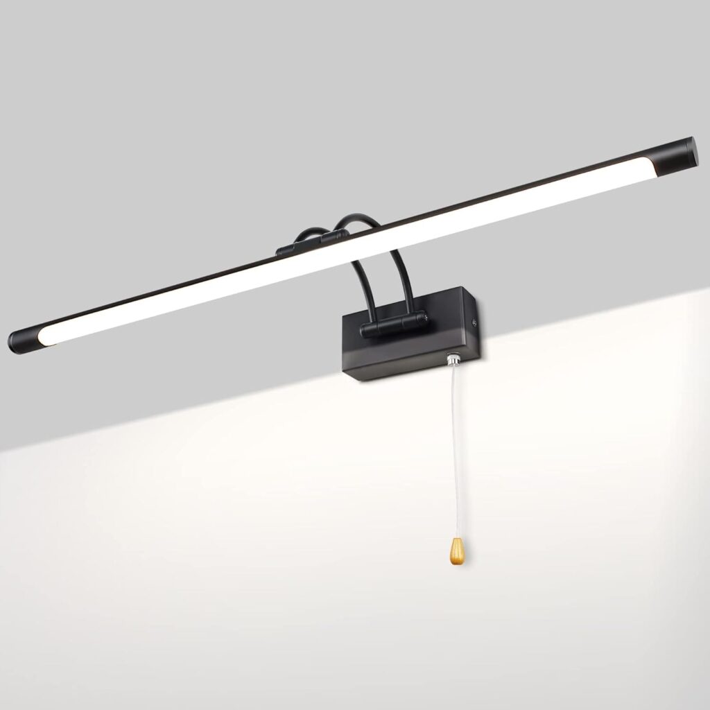 Φωτιστικό Τοίχου LED 60cm – 12W με περιστρεφόμενο σχεδιασμό και διακόπτη. Ιδανικό για υπνοδωμάτιο, γραφείο ή καθιστικό με μοντέρνο στυλ.