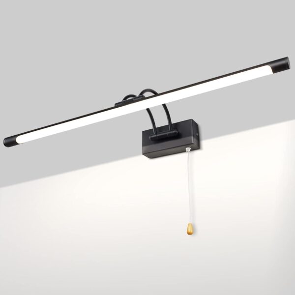 Φωτιστικό Τοίχου LED 60cm – 12W με περιστρεφόμενο σχεδιασμό και διακόπτη. Ιδανικό για υπνοδωμάτιο, γραφείο ή καθιστικό με μοντέρνο στυλ.