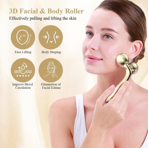 3D Roller Μασάζ Προσώπου & Σώματος Για Ανόρθωση & Σύσφιξη - Image 7