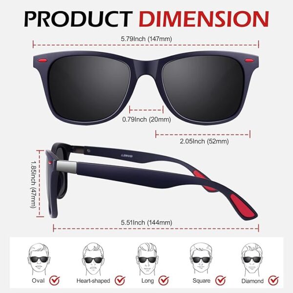 Γυαλιά Ηλίου LINVO TR90 Polarized - Image 8