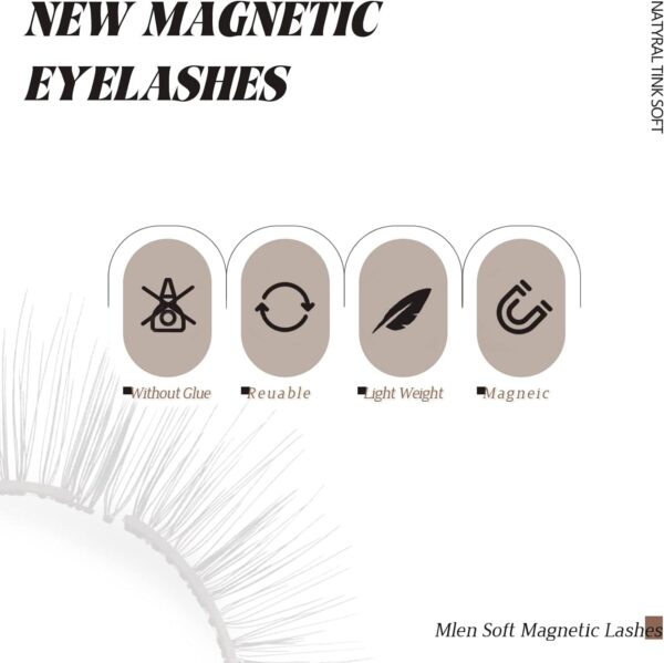 Μαγνητικές Βλεφαρίδες Βιζόν 3D MLEN - Image 6