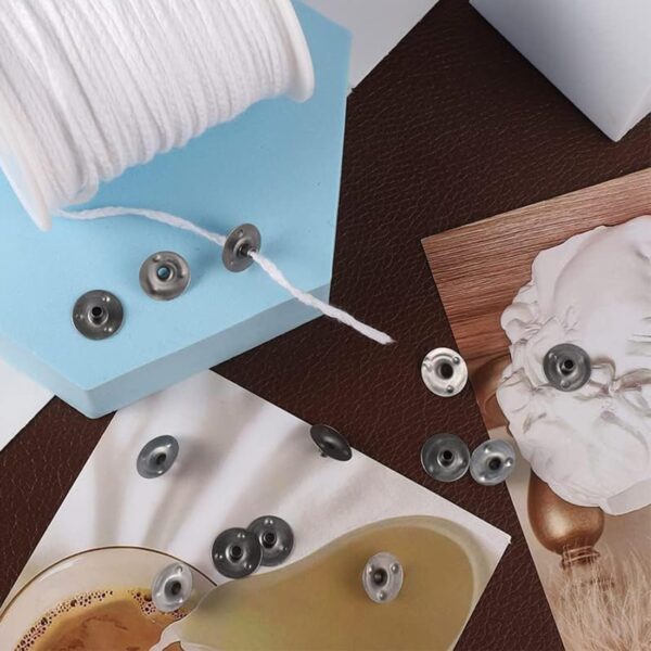 Σετ Κατασκευής Κεριών DIY με Βαμβακερά Φυτίλια και Βάσεις - Image 7