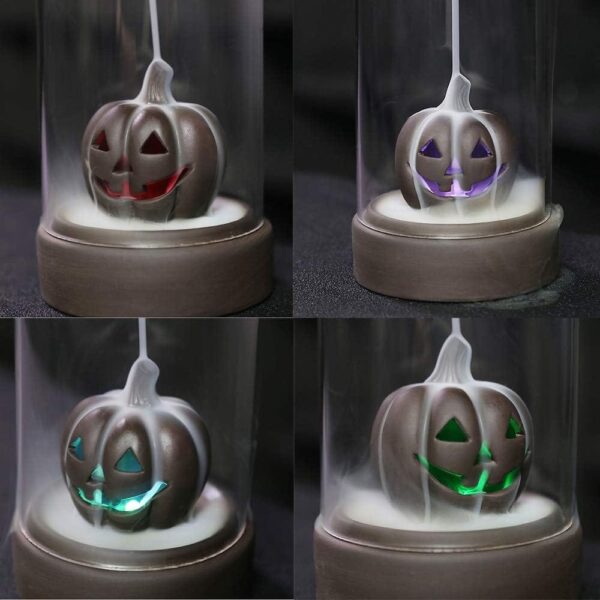Θυμίαμα Backflow Με Φώτα LED Χειροποίητο Κεραμικό Pumpkin - Image 5
