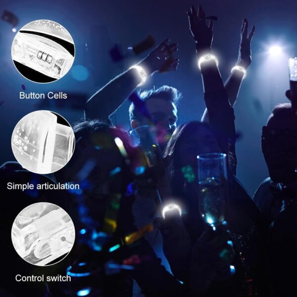 LED Φωτιστικά & Βραχιόλια με Οπτικές Ίνες για Πάρτι & Συναυλίες - Image 5