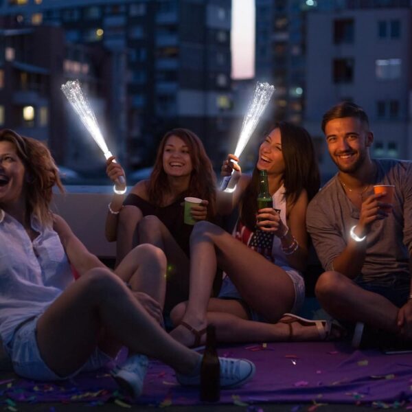 LED Φωτιστικά & Βραχιόλια με Οπτικές Ίνες για Πάρτι & Συναυλίες - Image 7