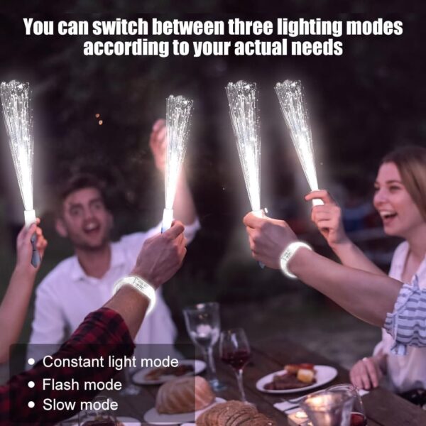 LED Φωτιστικά & Βραχιόλια με Οπτικές Ίνες για Πάρτι & Συναυλίες - Image 2