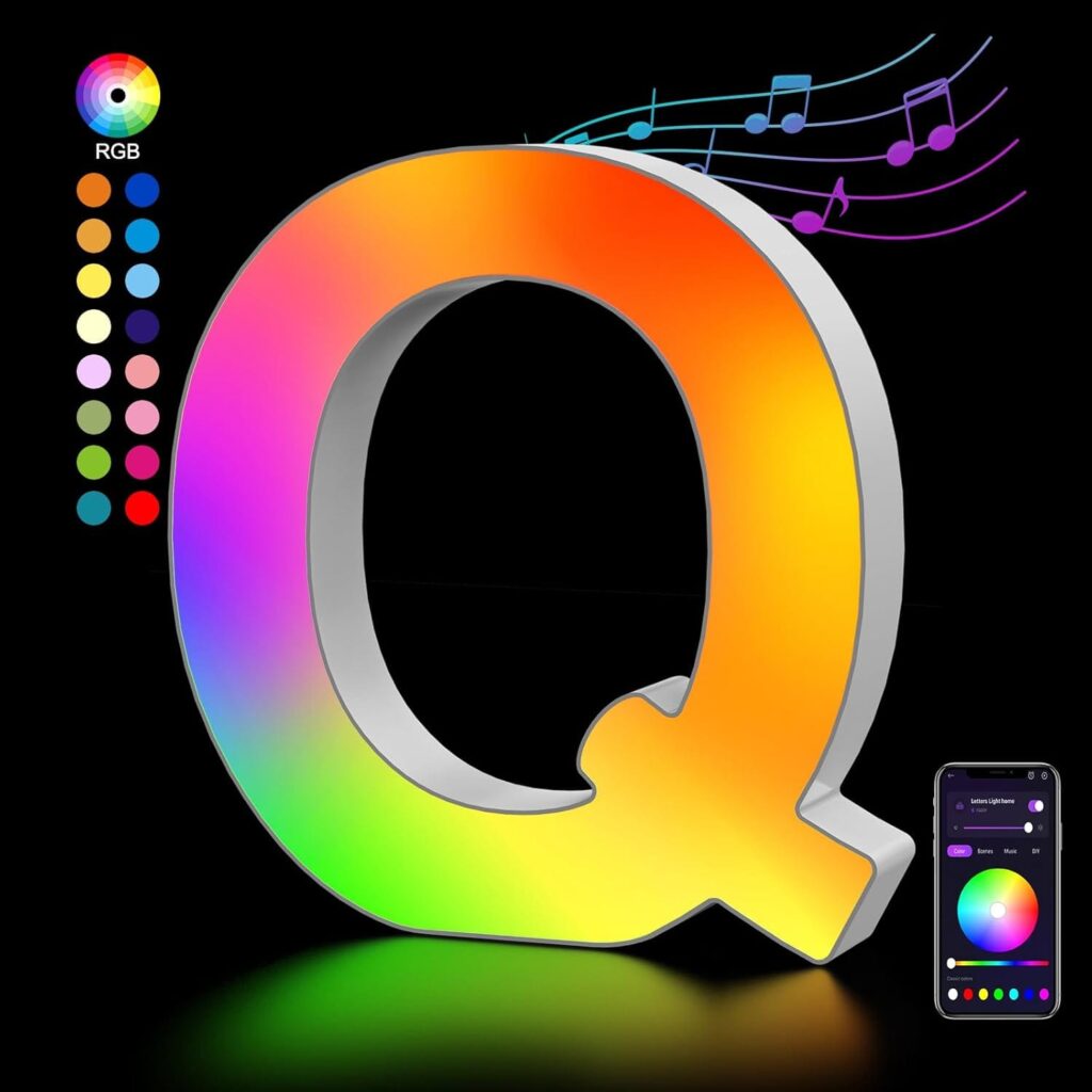 Διακόσμησε μοναδικά με το Φωτεινά Γράμματα RGB