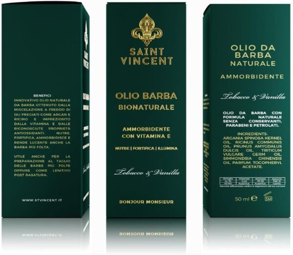 Φυσικό Λάδι για Γένια με Έλαιο Αργκάν και Καστορέλαιο 50ml - Image 3