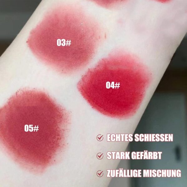 Σετ Κραγιόν-Lip Gloss Bear Lip Mud Matte Φράουλα 3 τεμ - Image 3