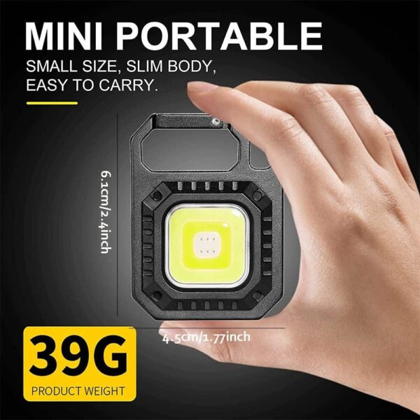 Mini Αδιάβροχο LED Φορητό Φως Εργασίας 800 Lumens 2τεμ USB - Image 2