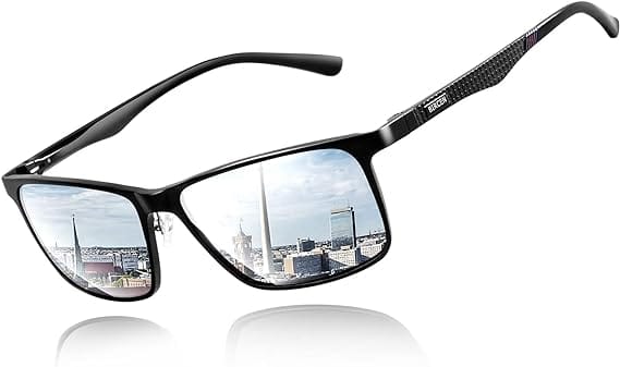 Γυαλιά ηλίου Classic Polarised με ανθεκτικό μεταλλικό σκελετό Al-Mg, προσφέρουν στυλ και προστασία με πολωμένους φακούς κατά της ηλιακής ακτινοβολίας.