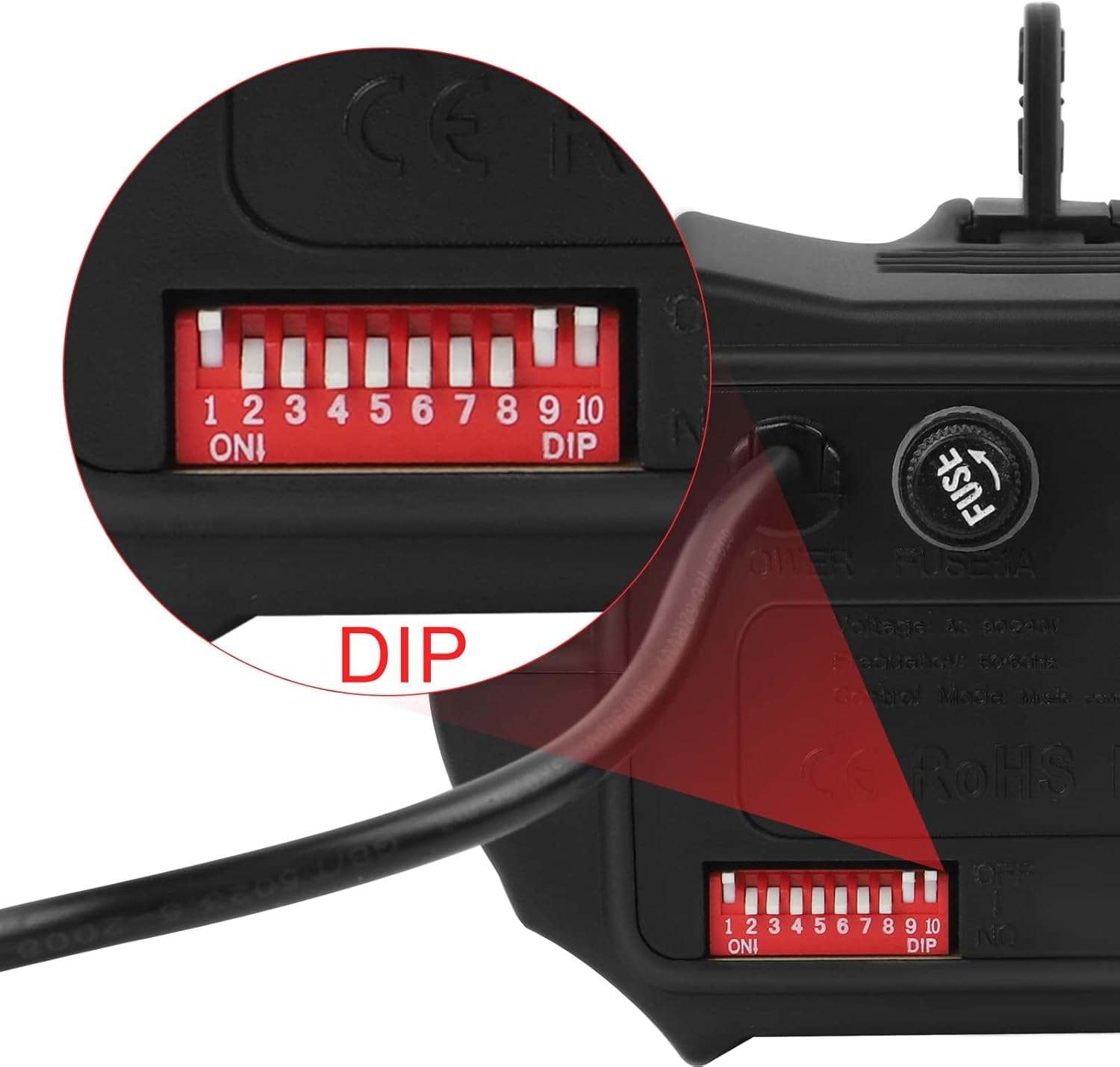 Φωτορυθμικός Προβολέας Σκηνής με 64 LED RGBW & Strobe Εφέ - Image 4