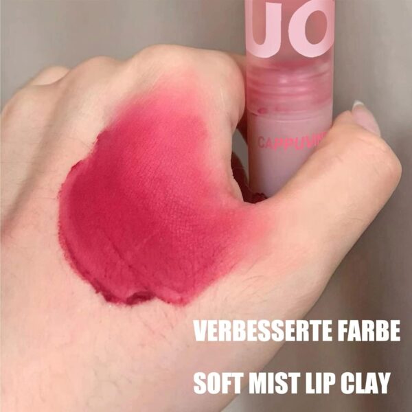 Σετ Κραγιόν-Lip Gloss Bear Lip Mud Matte Φράουλα 3 τεμ - Image 4