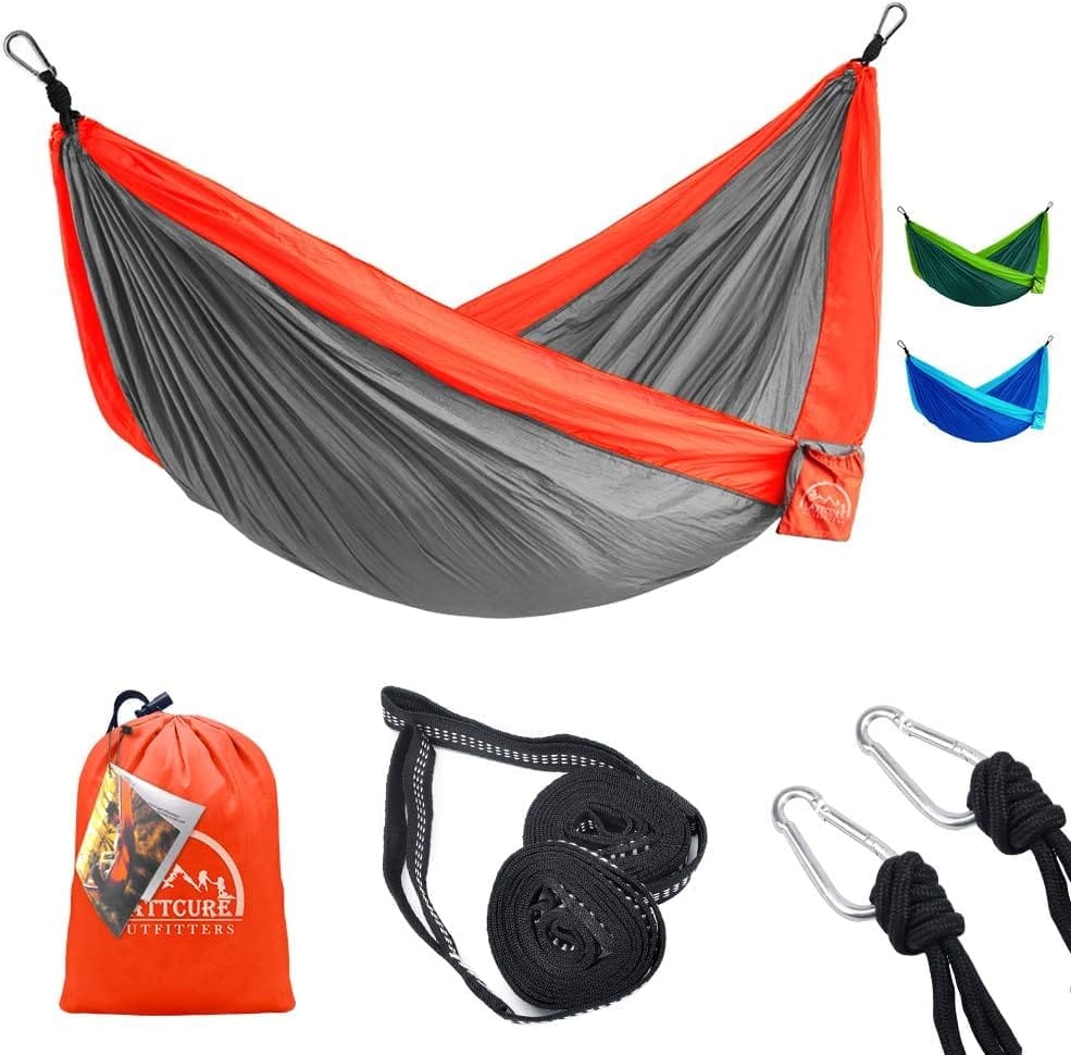 Εξαιρετική ελαφριά αιώρα αλεξίπτωτο 270x140cm με τριπλή ραφή. Ιδανική για άνετη χαλάρωση στη φύση, ανθεκτική και εύκολη στη μεταφορά.