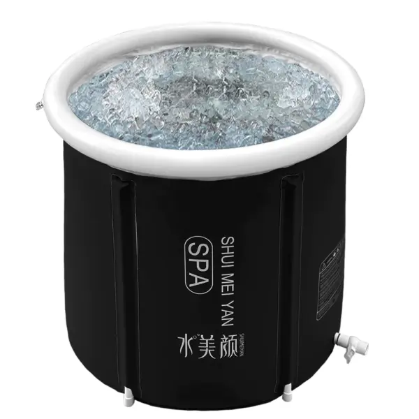 Η φουσκωτή πτυσσόμενη Ice Bath ανακουφίζει τους μύες μετά από άθληση. Φορητή, εύκολη στη μεταφορά και αποθήκευση, προσφέρει δροσερή αναζωογονητική εμπειρία