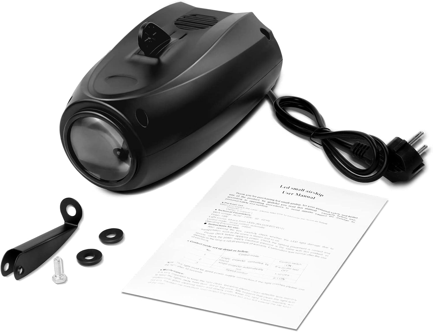 Φωτορυθμικός Προβολέας Σκηνής με 64 LED RGBW & Strobe Εφέ - Image 7