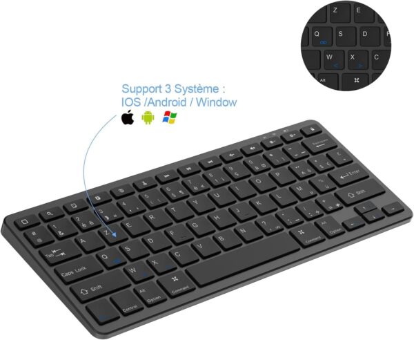 KBCASE Ασύρματο Πληκτρολόγιο Bluetooth - Image 2
