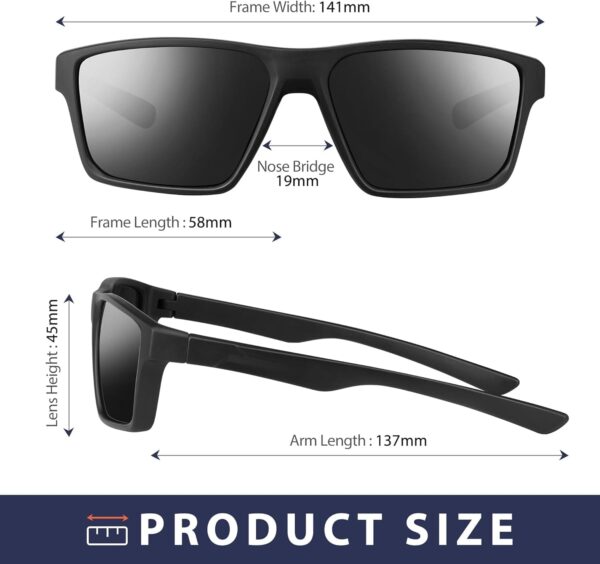 Γυαλιά Ηλίου UV400 Πολωμένα Κλασικά Ρετρό Unisex – Μοντέρνα - Image 4