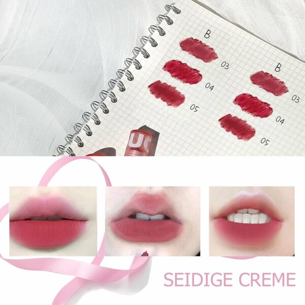 Σετ Κραγιόν-Lip Gloss Bear Lip Mud Matte Φράουλα 3 τεμ - Image 7