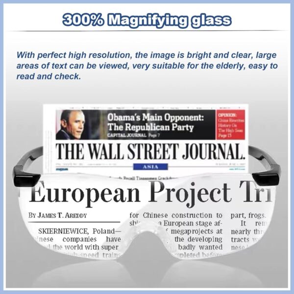 Μεγεθυντικά Γυαλιά Ανάγνωσης 300% - Προστασία από Μπλε Φως - Image 7