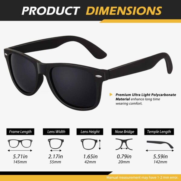 Γυαλιά Ηλίου LINVO Unisex UV400 Cat 3 CE - Image 6