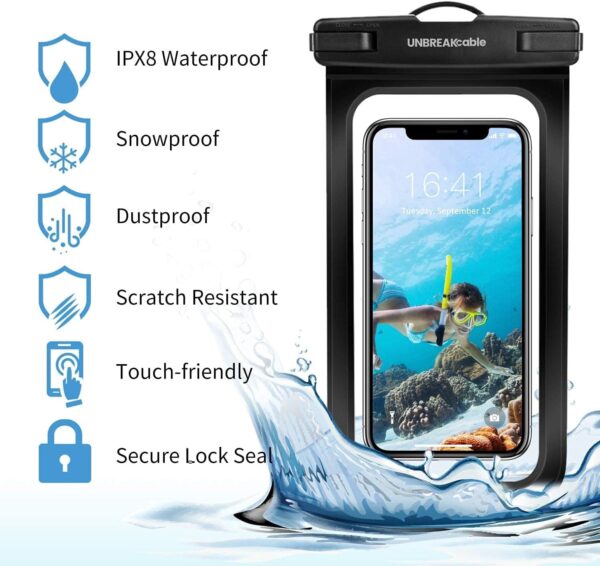 Αδιάβροχη Θήκη Κινητού IPX8 έως 7" για IPhone & Samsung 2τεμ - Image 2
