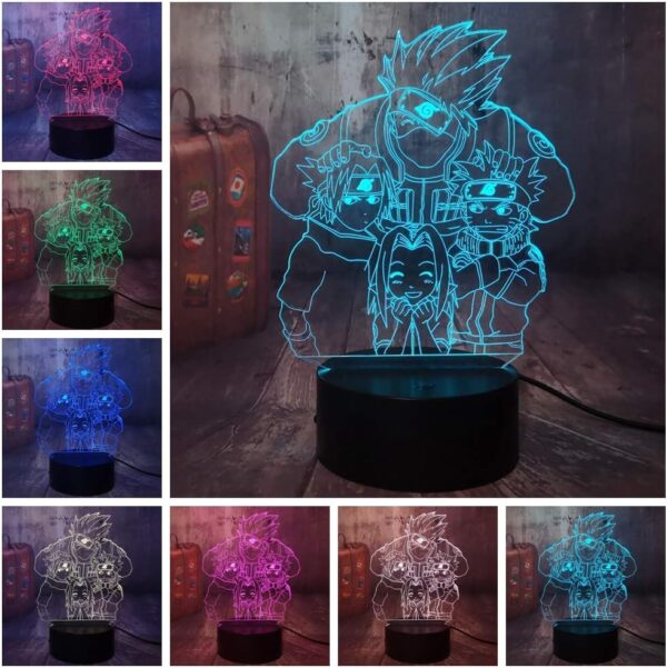 Παιδικό Φωτάκι Νυκτός Naruto Anime 3D - Image 3