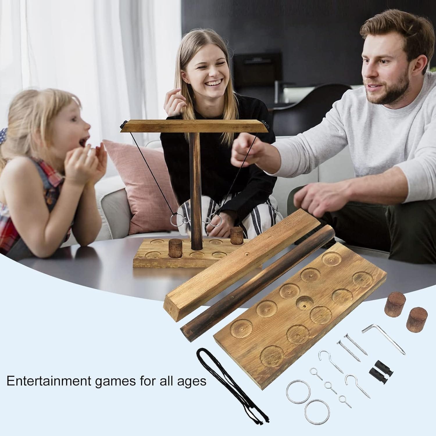 Επιτραπέζιο Παιχνίδι Ring Toss για 2 Παίκτες 6+ Ετών - Image 4