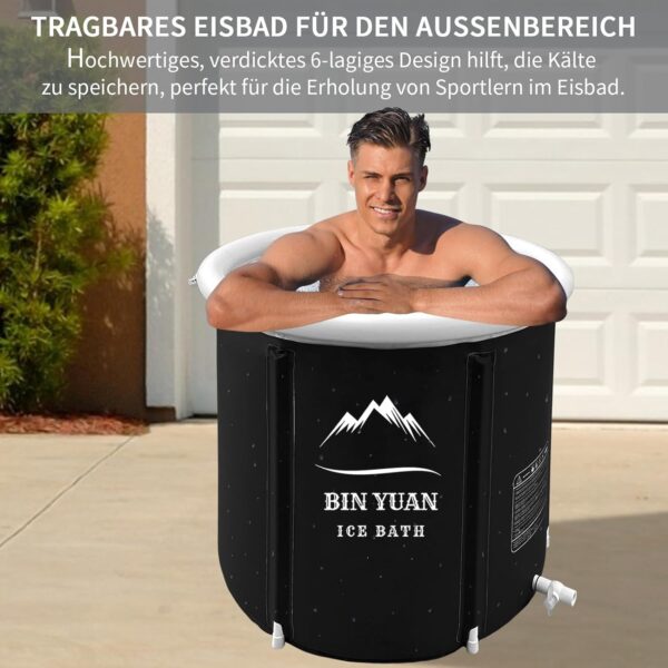 Φουσκωτή Πτυσσόμενη Μπανιέρα Ice Bath - Image 8