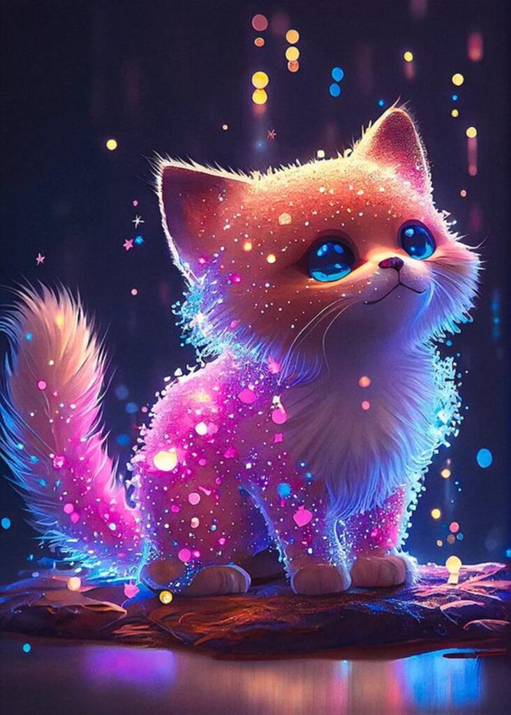 Ανακάλυψε το Diamond Painting Γάτα 5D – ένα μοναδικό DIY σετ χειροτεχνίας για ενήλικες, ιδανικό για χαλάρωση και διακόσμηση τοίχου 30x40εκ.