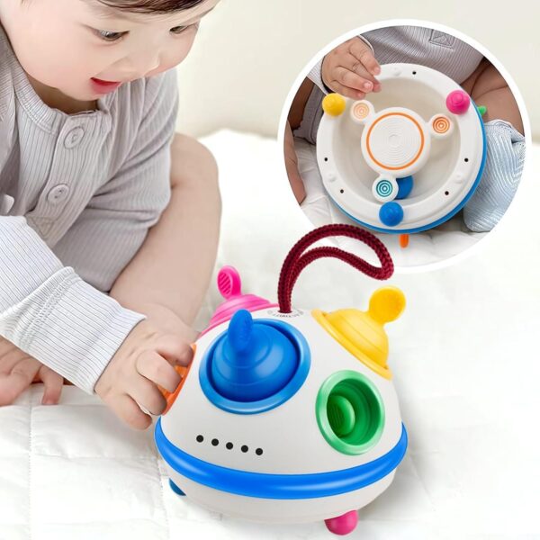 Εκπαιδευτικό Παιχνίδι Montessori για Μωρά 12M+ Fidget Spinner - Image 3