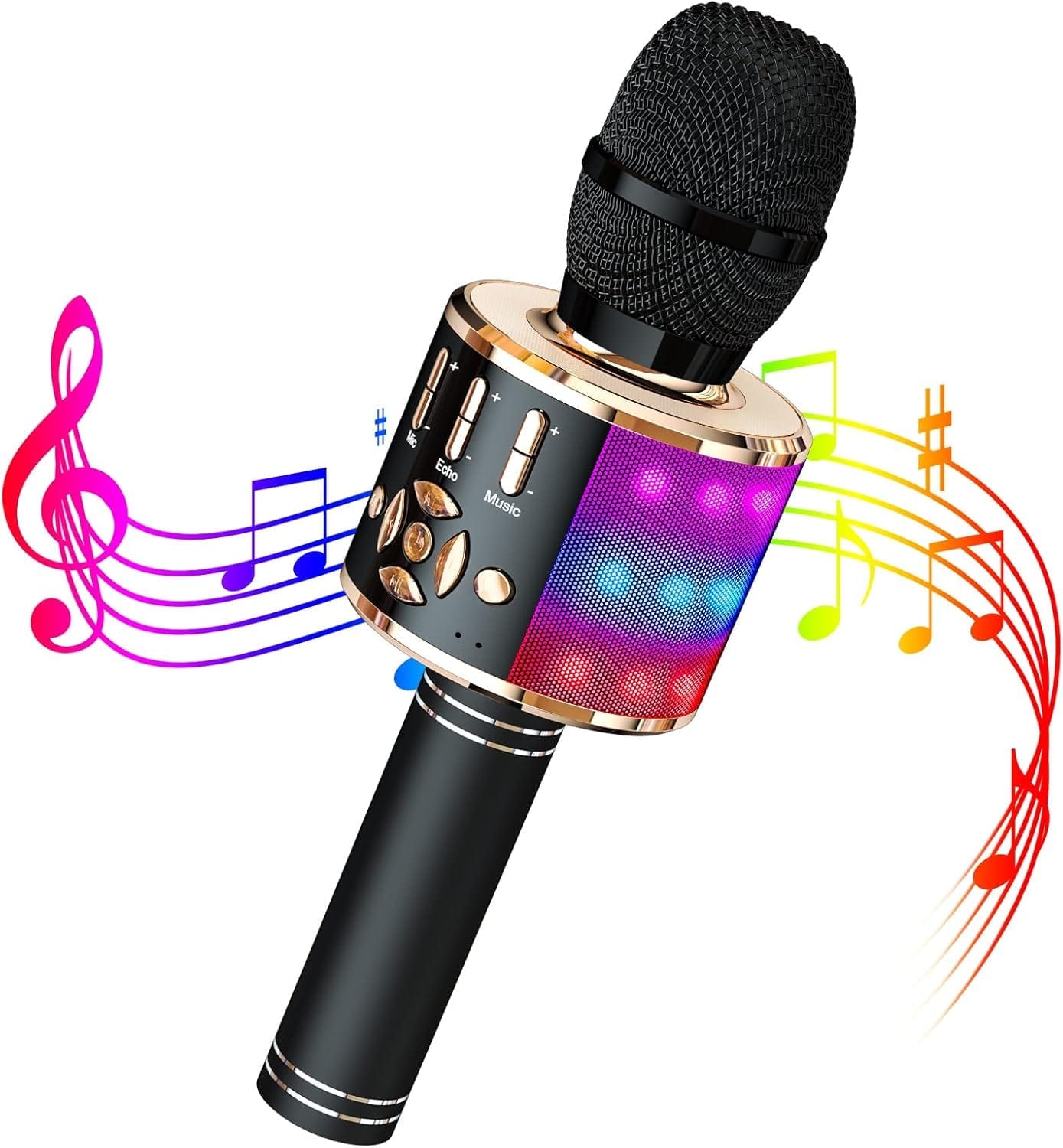 Παιδικό Ασύρματο Μικρόφωνο Bluetooth Karaoke και Φώτα LED 3+ - Image 6