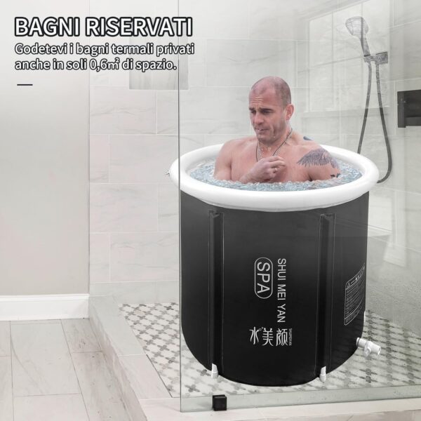 Φουσκωτή Πτυσσόμενη Μπανιέρα Ice Bath - Image 11