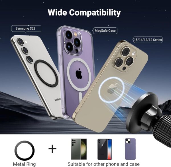 Βάση Τηλεφώνου Αυτοκινήτου για MagSafe & Air Vent Hands-Free - Image 4