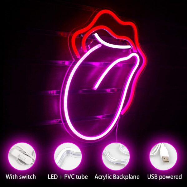 Πινακίδα NEON Led Φωτισμού Με Καλώδιο USB - Image 4