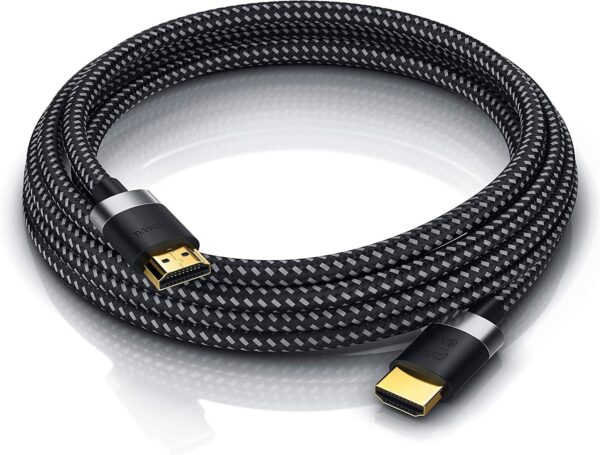 Καλώδιο HDMI 2.1 Braided 0,5m – 8K HDMI Male σε HDMI Male - Image 3
