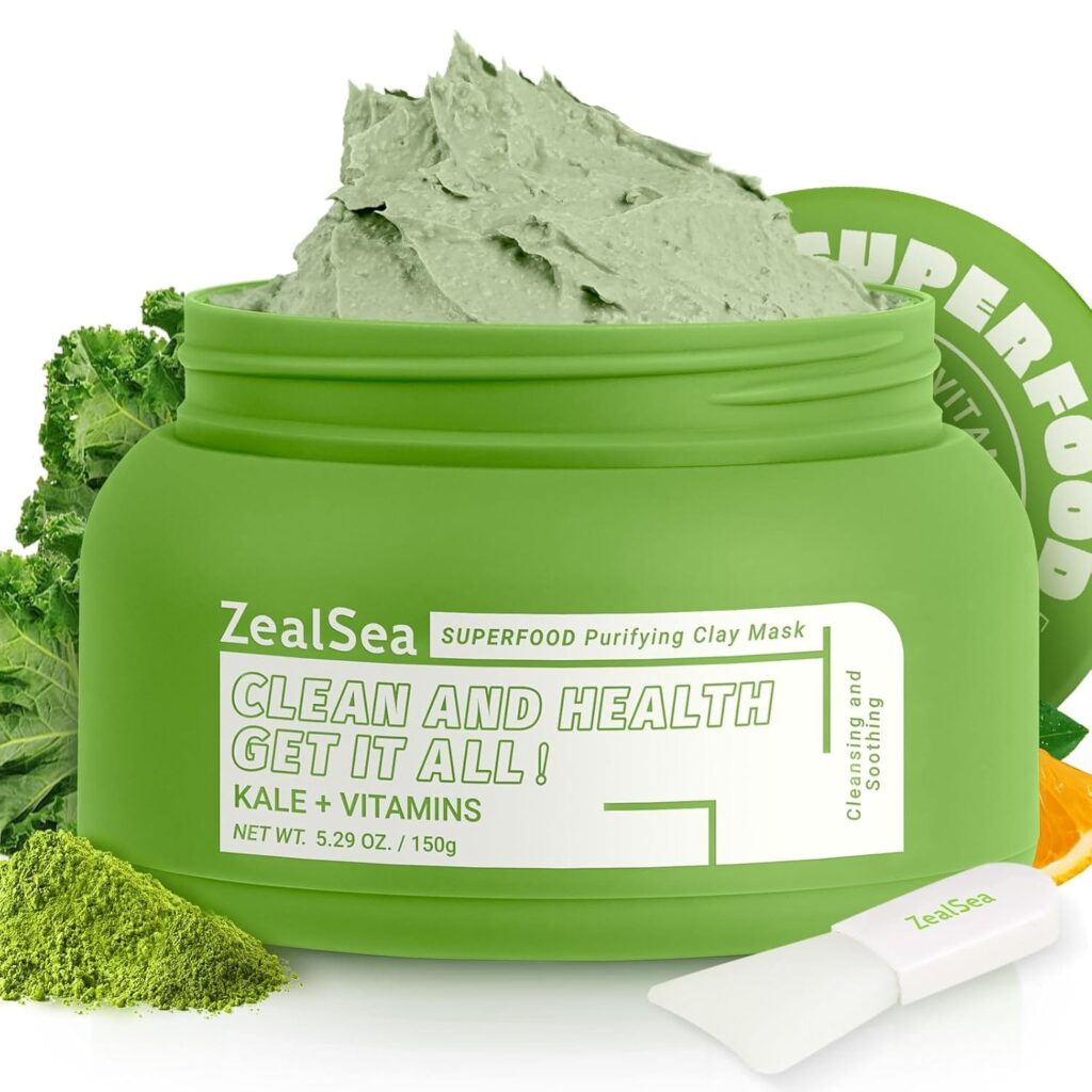 Ανανεώστε το δέρμα σας με την Superfood Πράσινη Μάσκα Αργίλου. Βαθύς καθαρισμός, απομάκρυνση μαυρών στιγμάτων και ενυδάτωση για υγιές πρόσωπο.
