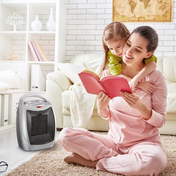 Φορητό Ηλεκτρικό Αερόθερμο 1500W - Image 3