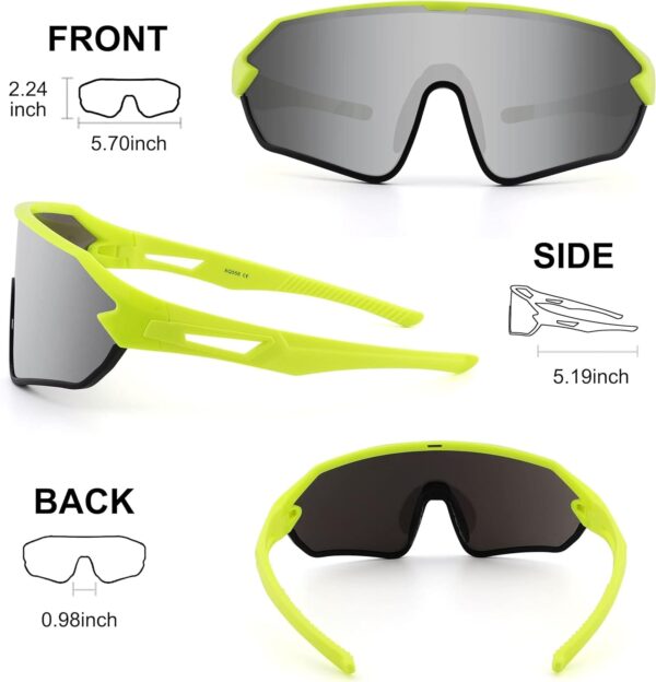 Αθλητικά Γυαλιά ηλίου Polarized TR90 Άθραυστα UV400 - Image 8