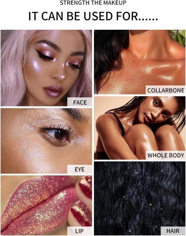 Ροζ Highlighter Stick με Γκλίτερ για Πρόσωπο & Σώμα - Fairy Pink - Image 7