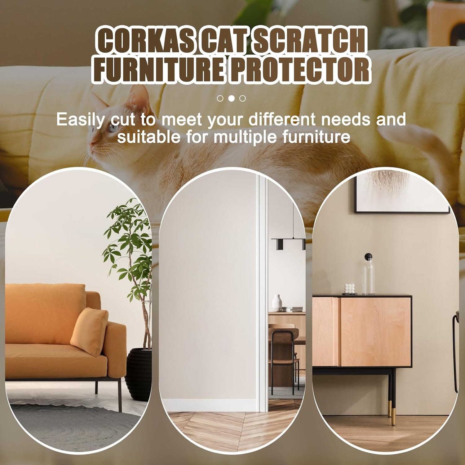 Μεμβράνη Προστασίας Επίπλων από Γρατζουνιές Γάτας 30x300cm - Image 6