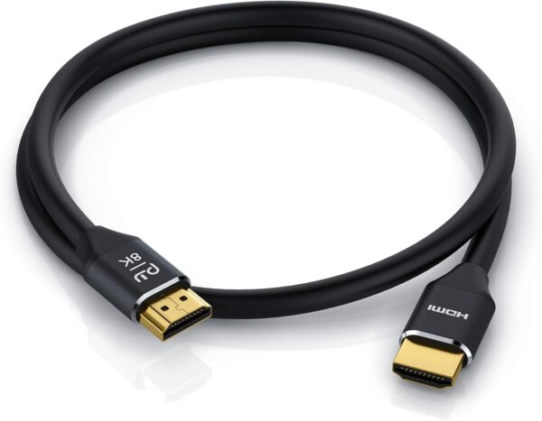 Καλώδιο HDMI 2.1 8K 2m – Υψηλής Ταχύτητας 60Hz – Μαύρο - Image 3