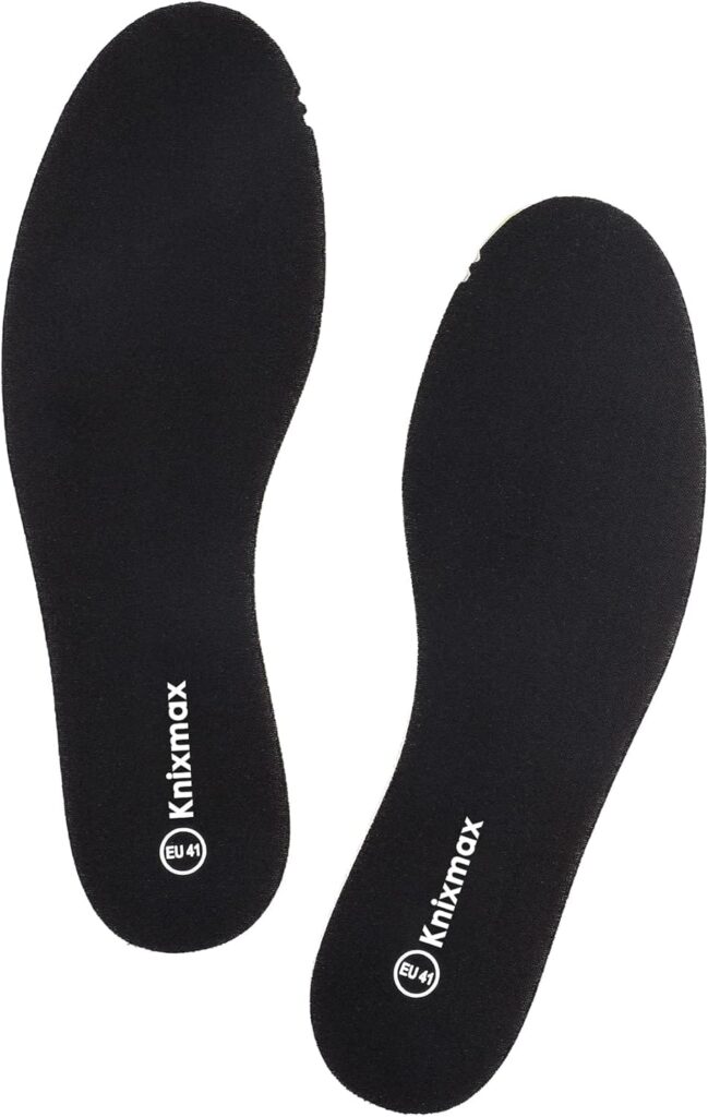 Knixmax πάτοι Memory Foam Super Soft μαύροι. Άνετοι, απορροφούν κραδασμούς, προσφέρουν στήριξη και άνεση στο περπάτημα. Ιδανικοί για καθημερινή χρήση.