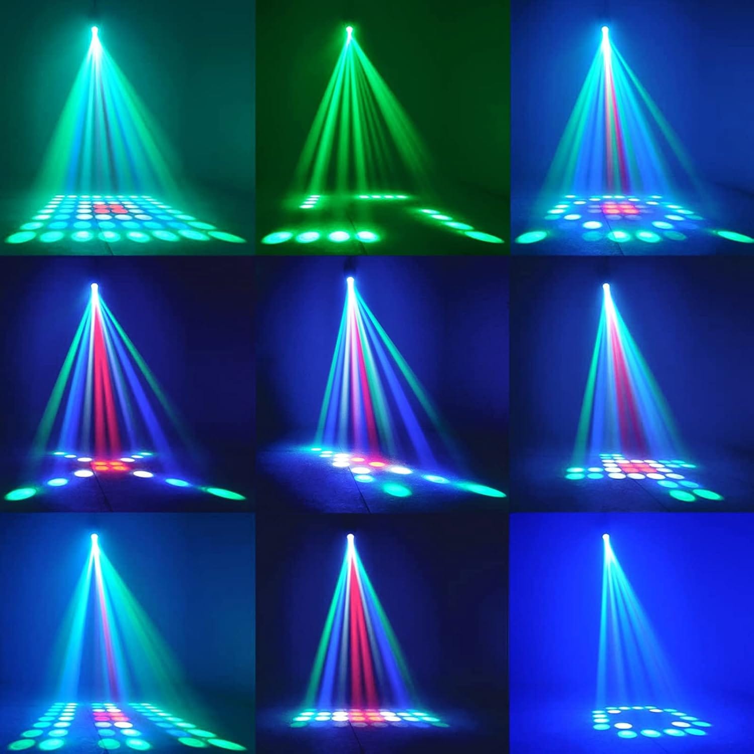 Φωτορυθμικός Προβολέας Σκηνής με 64 LED RGBW & Strobe Εφέ - Image 2