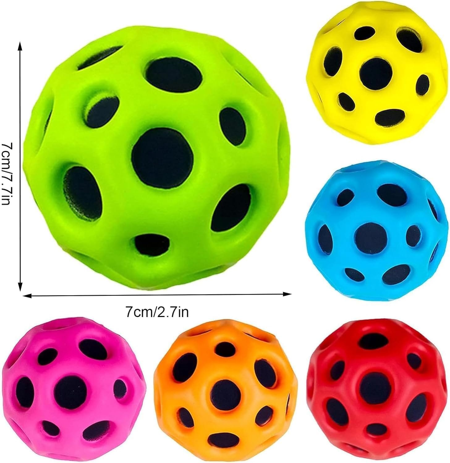 Μπαλάκι Αναπήδησης Bouncy Moon Ball Υψηλής Αντοχής 1 τμχ - Image 6