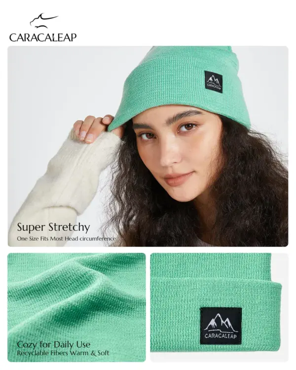 Πλεκτά Σκουφάκια Beanie Caracaleap Γυναικεία & Ανδρικά - Image 3