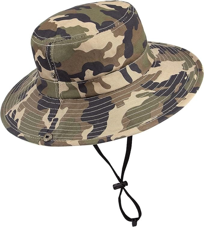 Παιδικό καπέλο Summer Outdoor Safari Camo, 56cm XL, ιδανικό για εξωτερικές δραστηριότητες. Προστατεύει από τον ήλιο με στυλ και άνεση.